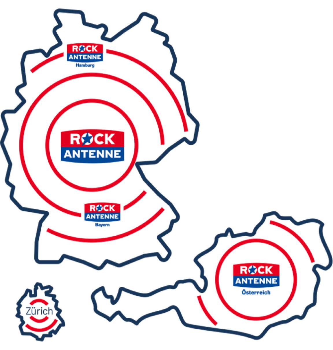 Rock Antenne Sendegebiet